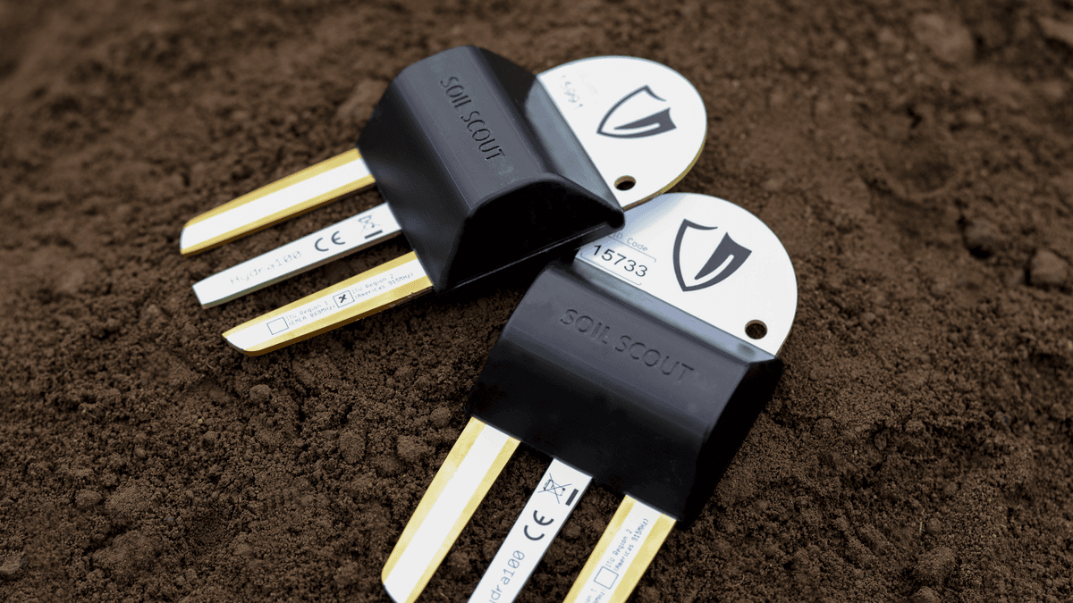 Soil sensor readings dashboard